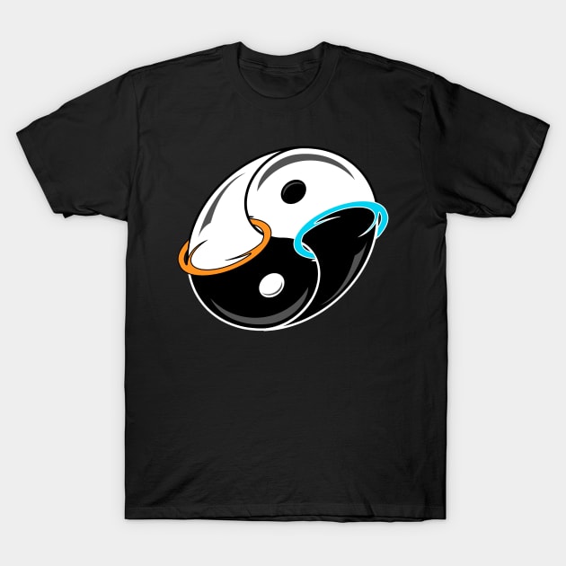 Darkness and Light and Portals T-Shirt by the50ftsnail